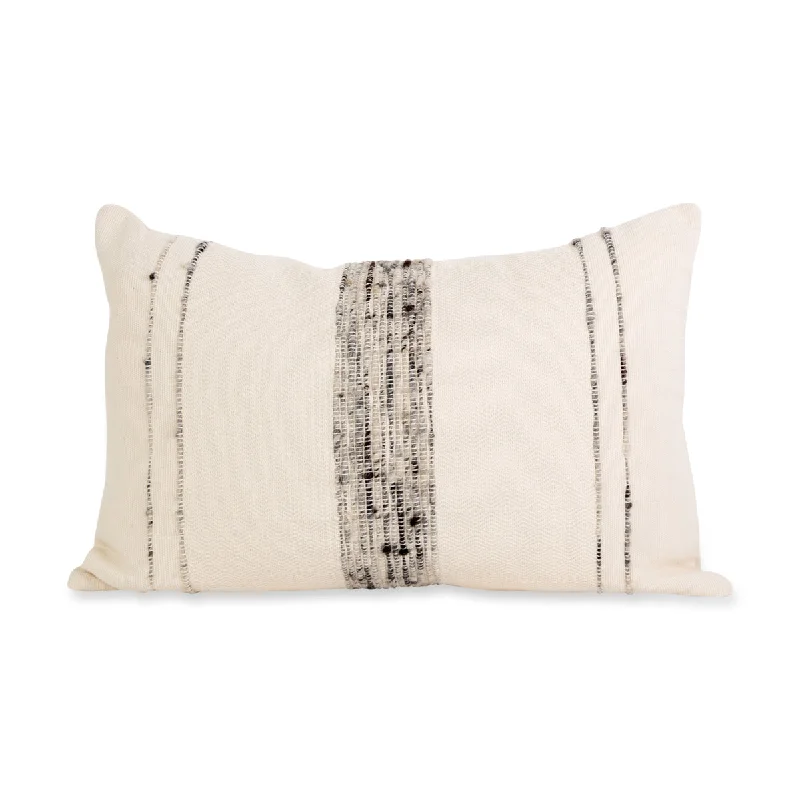 Grey Bogota Lumbar Pillow Cover