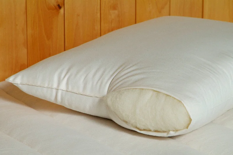 Natural Child's Wool-Filled Bed Pillow