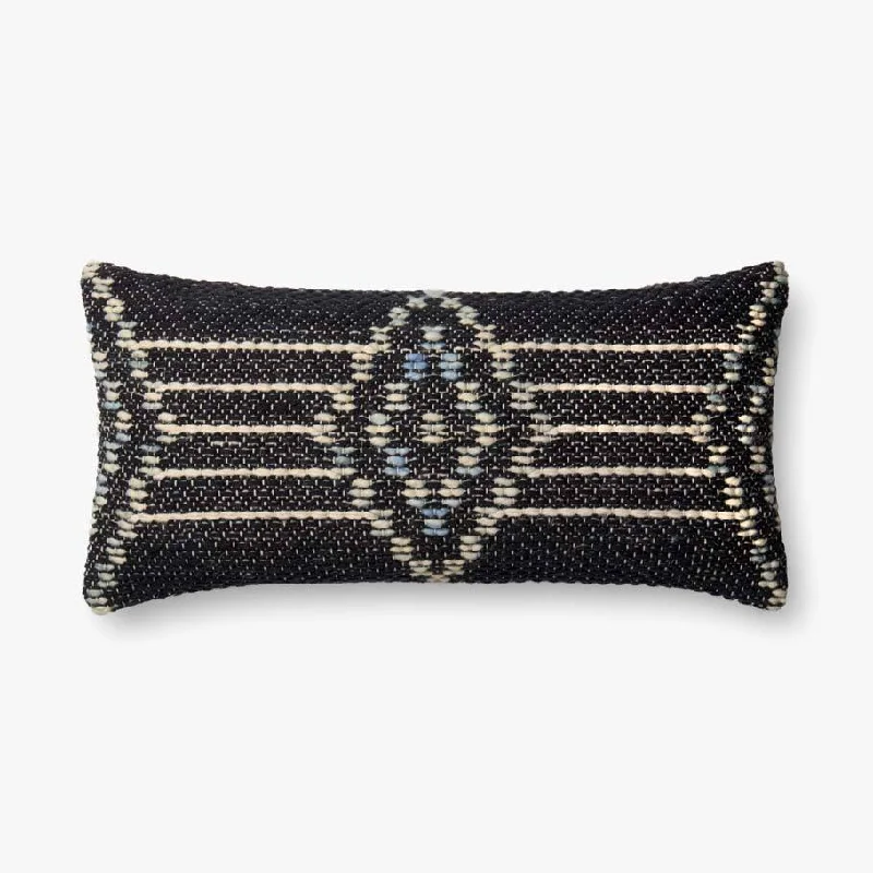 Navy & Multi-Colored Pillow - Open Box