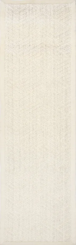 Aisha Monochrome Texture Rug | Cream