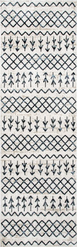 Alaina Washable Fence Rug | Beige