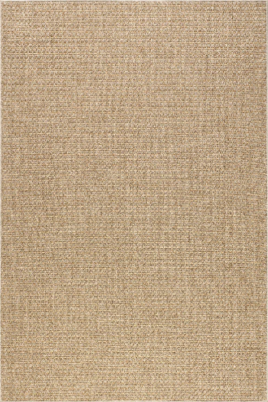 Alora Textured Geometric Indoor/Outdoor Rug | Beige