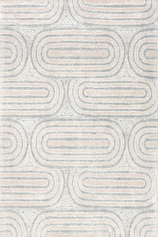 Amalie Tufted Retro Rug | Grey