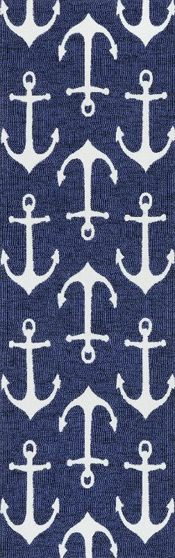 Anchors Indoor/Outdoor Rug | Navy