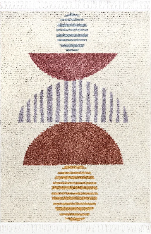 Briella Sunset Stripes Rug | Beige