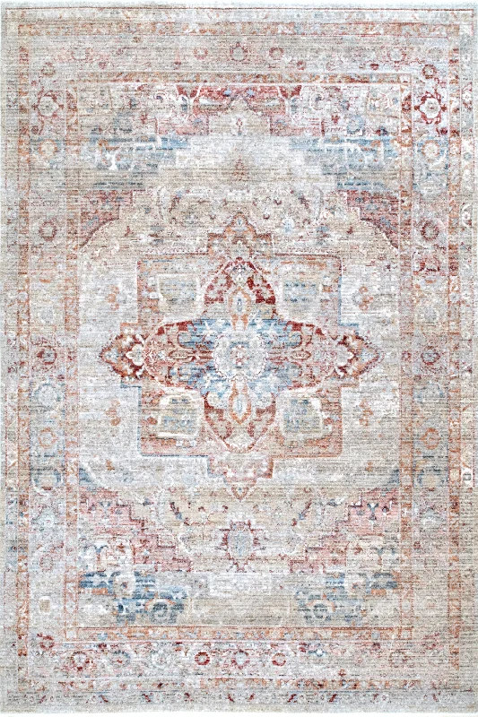 Cardinal Medallion Rug | Beige