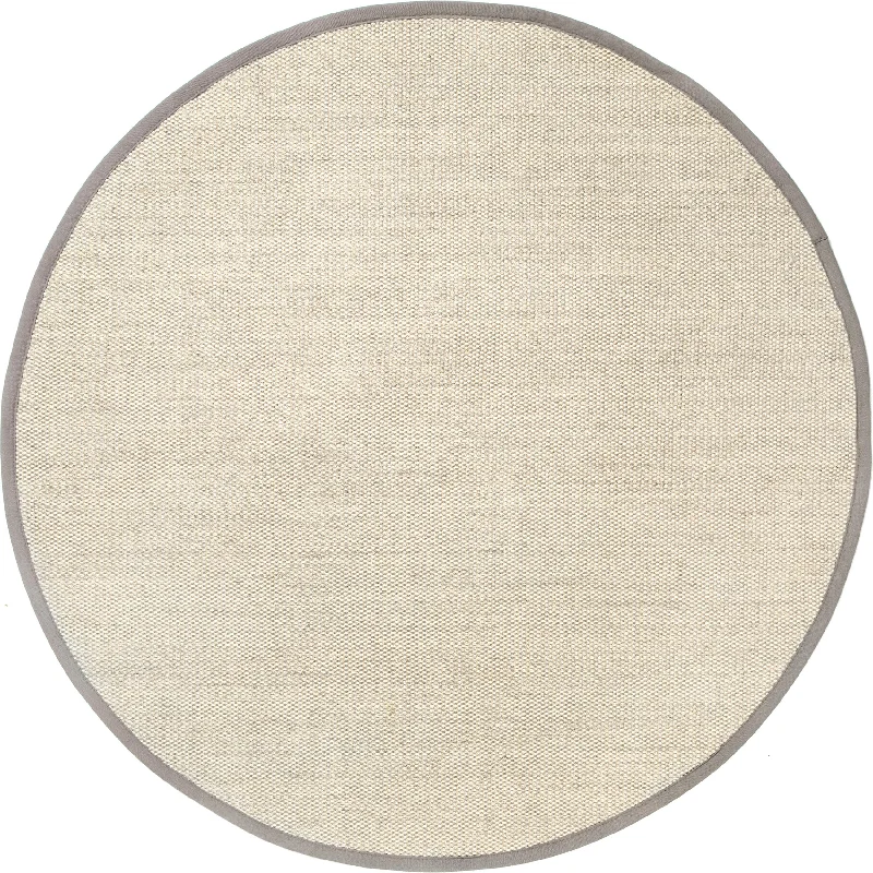 Checker Weave Sisal Rug | Grey