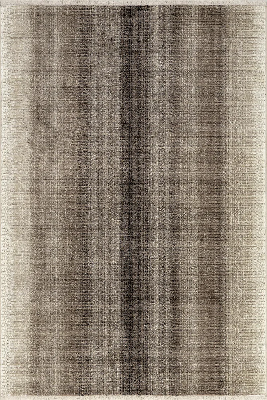 Claudine Rustic Stripe Rug | Brown