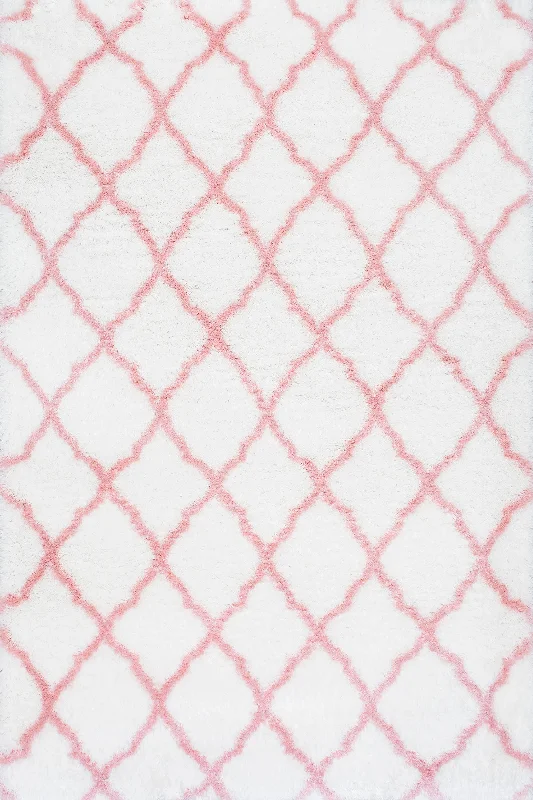 Diamond Rug | Baby Pink