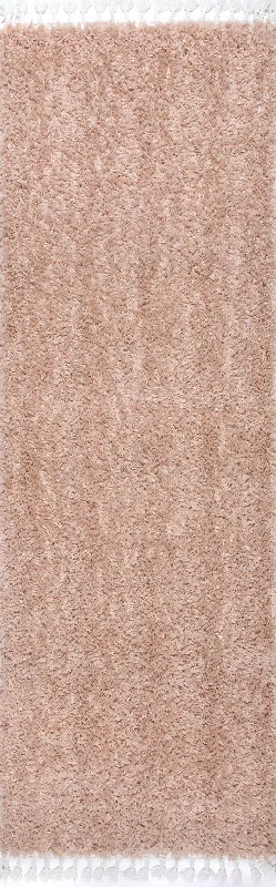 Dream Solid Shag Rug | Blush