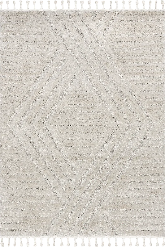 Ellie Traverse Shag Rug | Beige