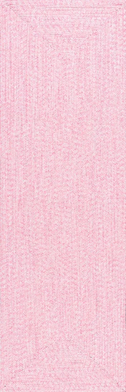 Everywhere Hand-Braided Indoor/Outdoor Rug | Pink