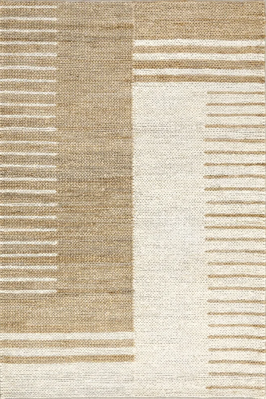 Gabi Woven Ladder Jute Rug | Natural