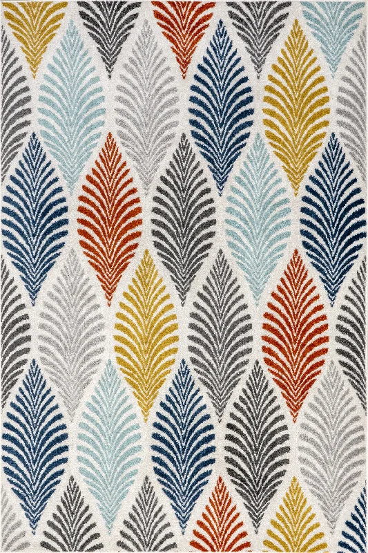 Larisa Feathers Rug | Multicolor