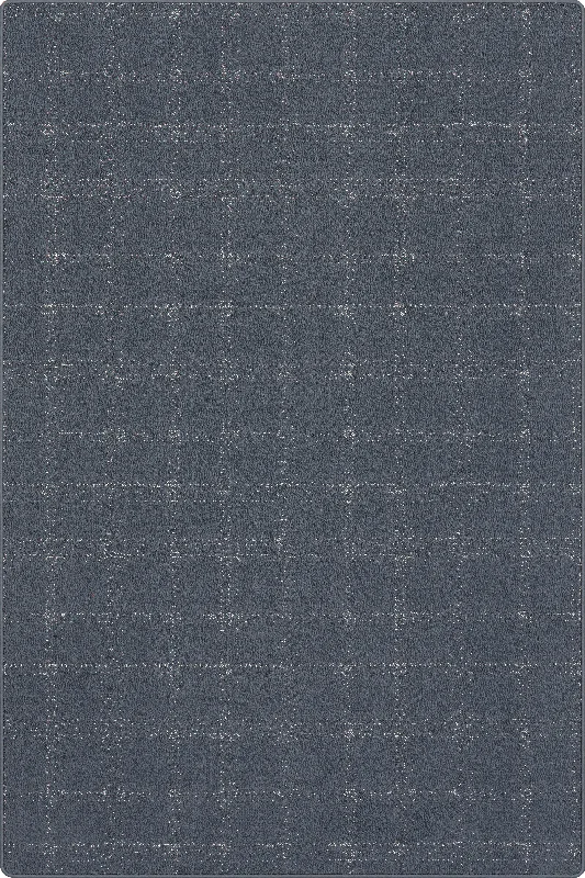 Lark Plaid Custom Sample Rug | Navy