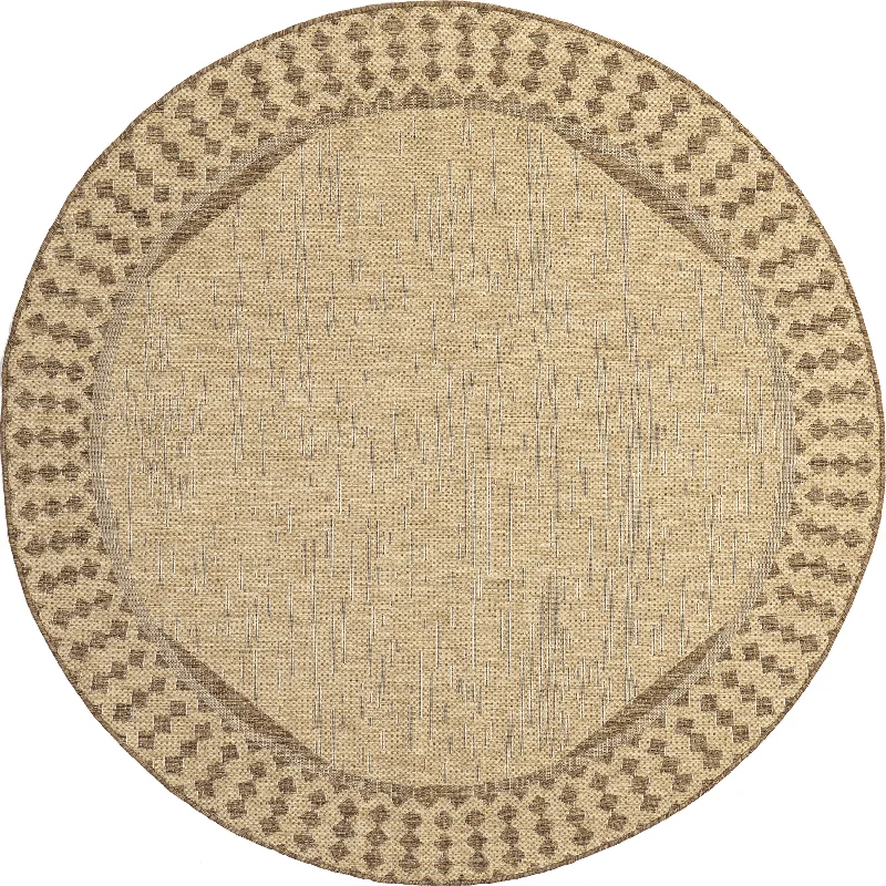 Lizzie Diamond Indoor/Outdoor Rug | Beige