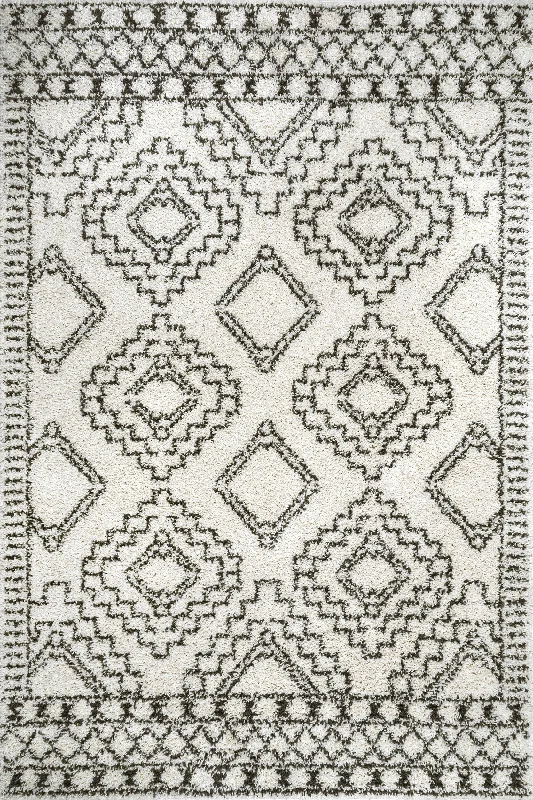 Moroccan Trellis Rug | Off White