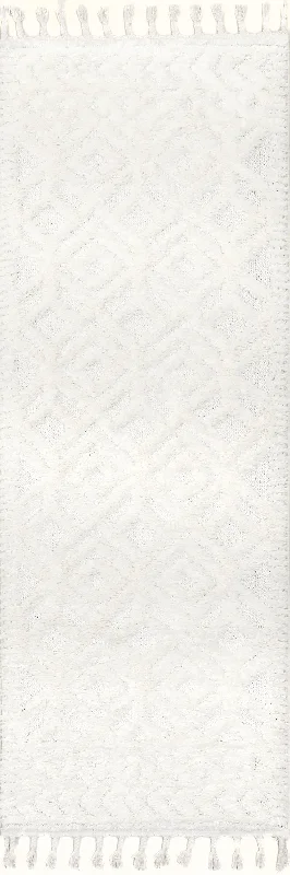 Ramira Raised Trellis Rug | Cream