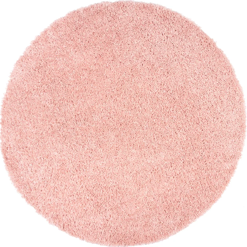 Sade Solid Shag Rug | Pink