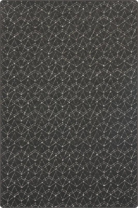 Vireo Geometric Custom Rug | Black