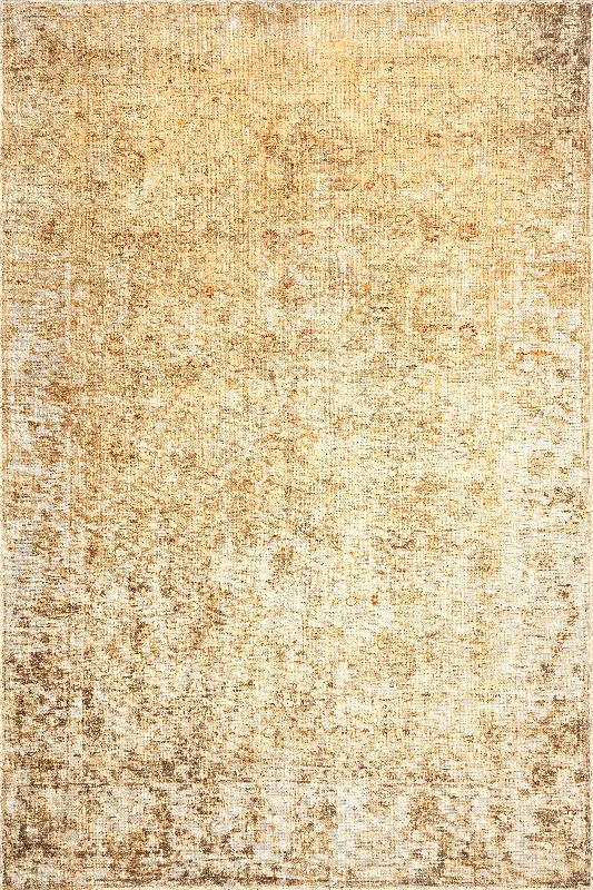 Washable Faded Vintage Rug | Beige