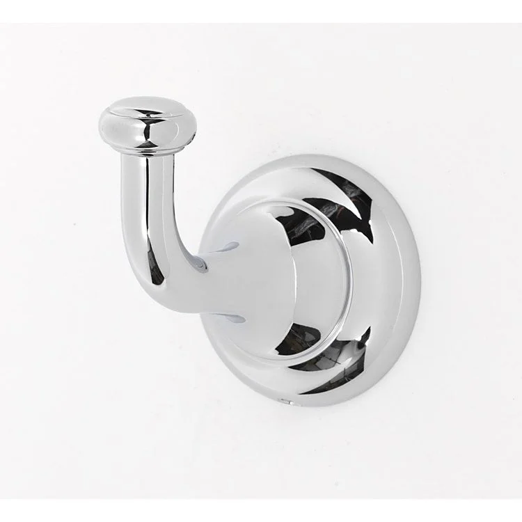 Robe Hook Royale Bath Polished Chrome 2-1/4 Inch 2-3/4 Inch Wall Mount Brass