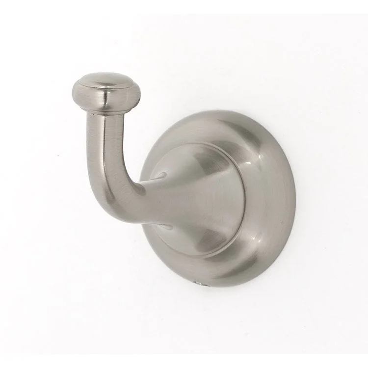 Robe Hook Royale Bath Satin Nickel 2-1/4 Inch 2-3/4 Inch Wall Mount Brass