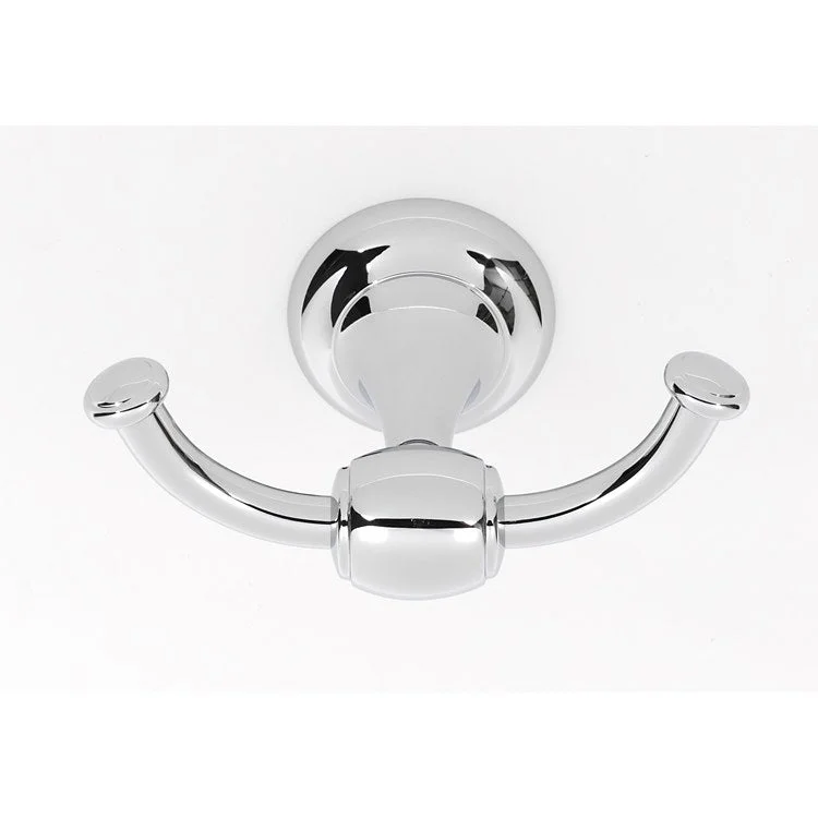 Robe Hook Royale Bath Double Polished Chrome 2-3/16 Inch 3-1/8 Inch Wall Mount Brass