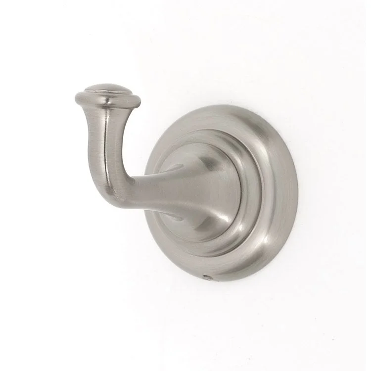 Robe Hook Charlie's Bath Satin Nickel 2 Inch 2-13/16 Inch Wall Mount Brass