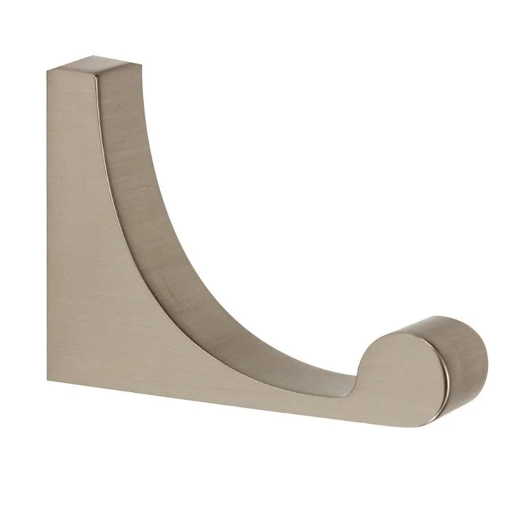 Robe Hook Luna Satin Nickel 2 Inch 2-3/4 Inch Wall Mount Brass