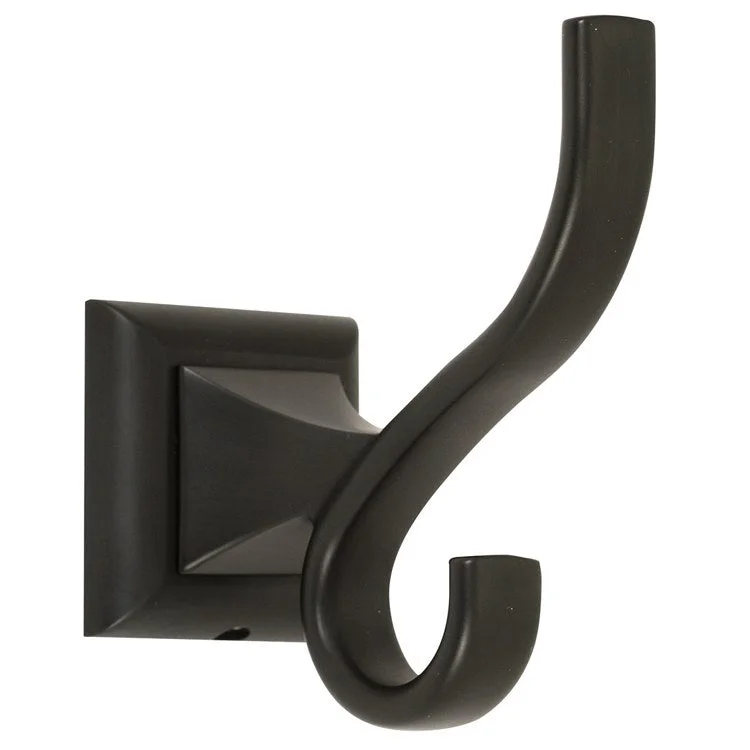 Robe Hook Manhattan Bath Universal Bronze 4 Inch 3-3/8 Inch Wall Mount Brass