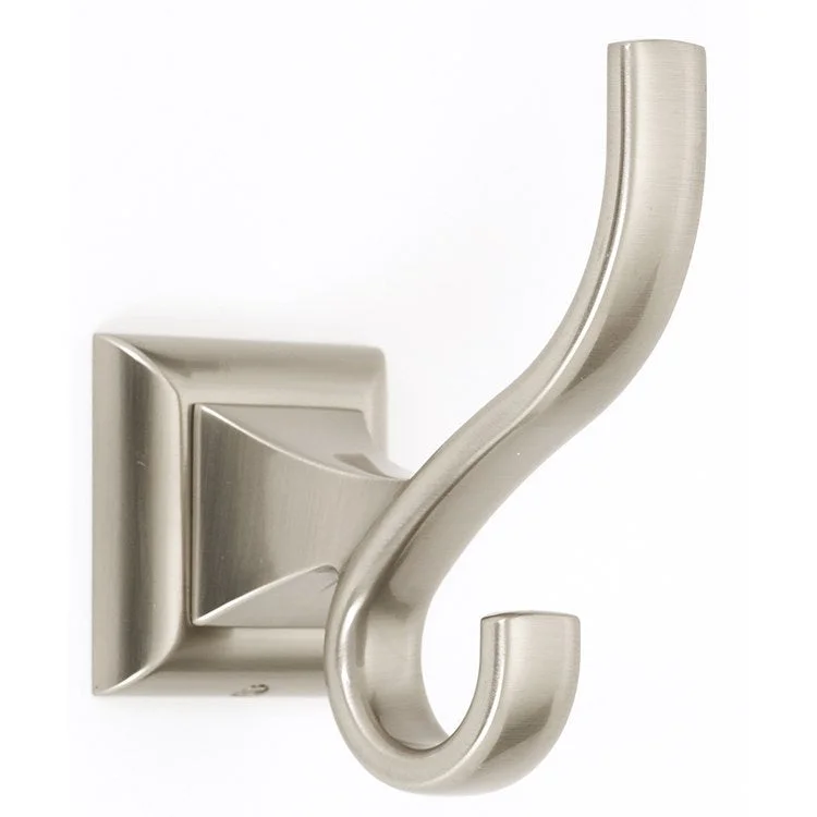 Robe Hook Manhattan Bath Manhattan Universal Satin Nickel 4 Inch 3-3/8 Inch Wall Mount Brass