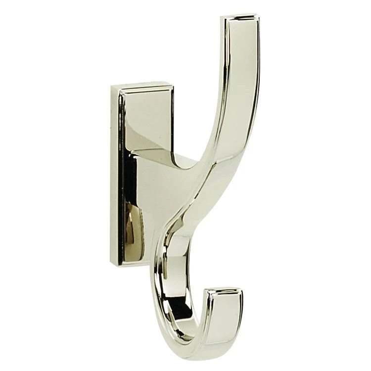 Robe Hook Arch Bath Universal Polished Nickel 4 Inch 3 Inch Wall Mount Brass