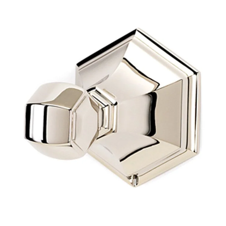 Robe Hook Nicole Bath Polished Nickel 2-5/8 Inch 3-1/4 Inch Wall Mount Brass