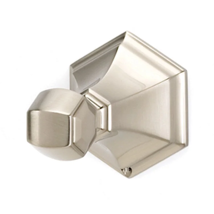 Robe Hook Nicole Bath Satin Nickel 2-5/8 Inch 3-1/4 Inch Wall Mount Brass