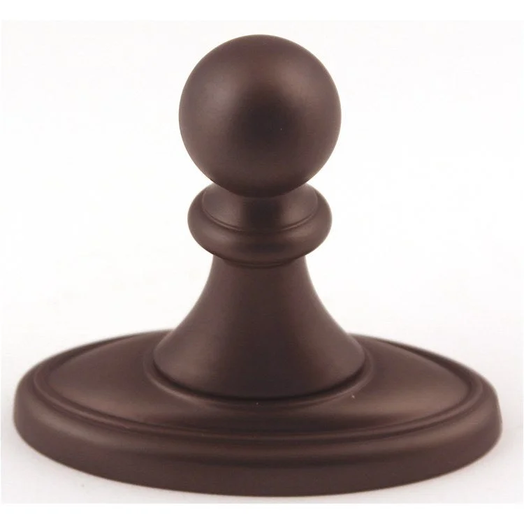 Robe Hook Classic Traditional Bath Chocolate Bronze 3-1/2 Inch 3-1/8 Inch Wall Mount Brass