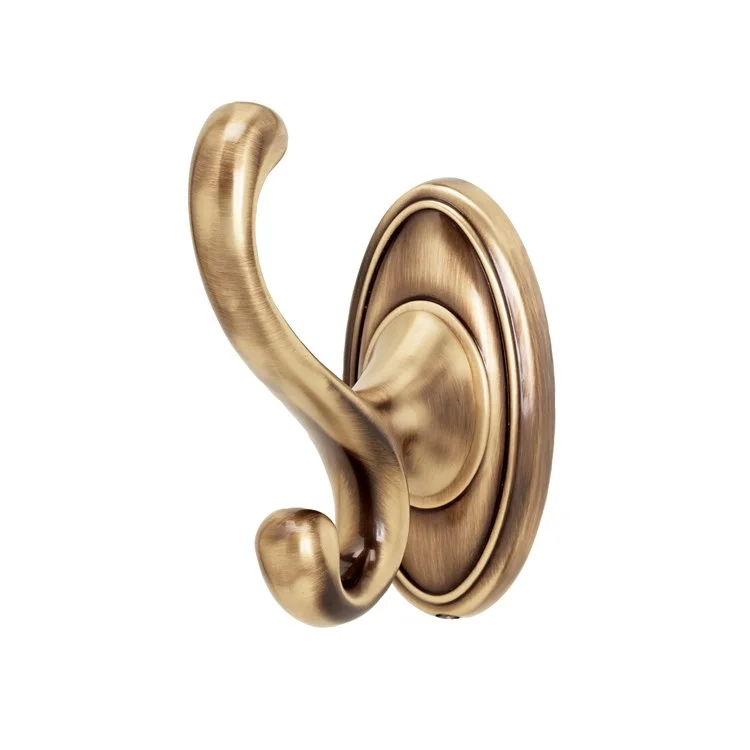 Robe Hook Classic Traditional Bath Universal Antique English 4-1/16 Inch 3-3/4 Inch Wall Mount Brass