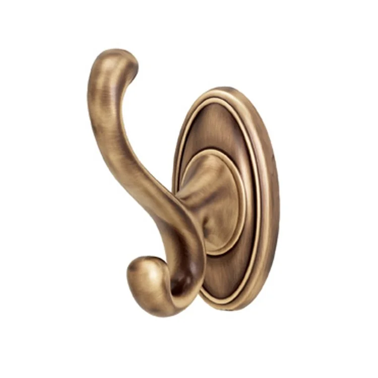 Robe Hook Classic Traditional Bath Universal Antique English Matte 4-1/16 Inch 3-3/4 Inch Wall Mount Brass