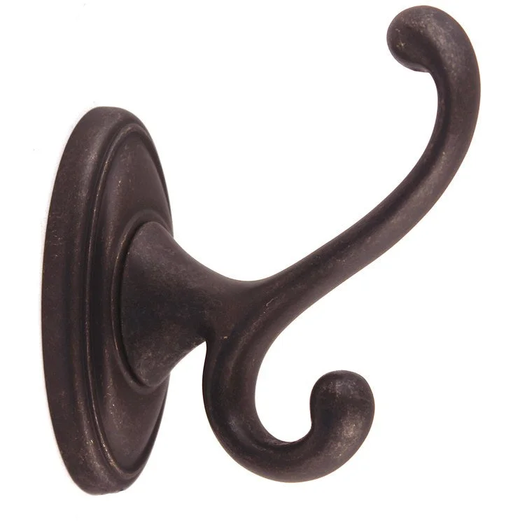 Robe Hook Classic Traditional Bath Universal Barcelona 4-1/16 Inch 3-3/4 Inch Wall Mount Brass