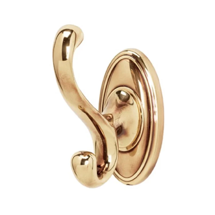 Robe Hook Classic Traditional Bath Universal Polished Antique 4-1/16 Inch 3-3/4 Inch Wall Mount Brass