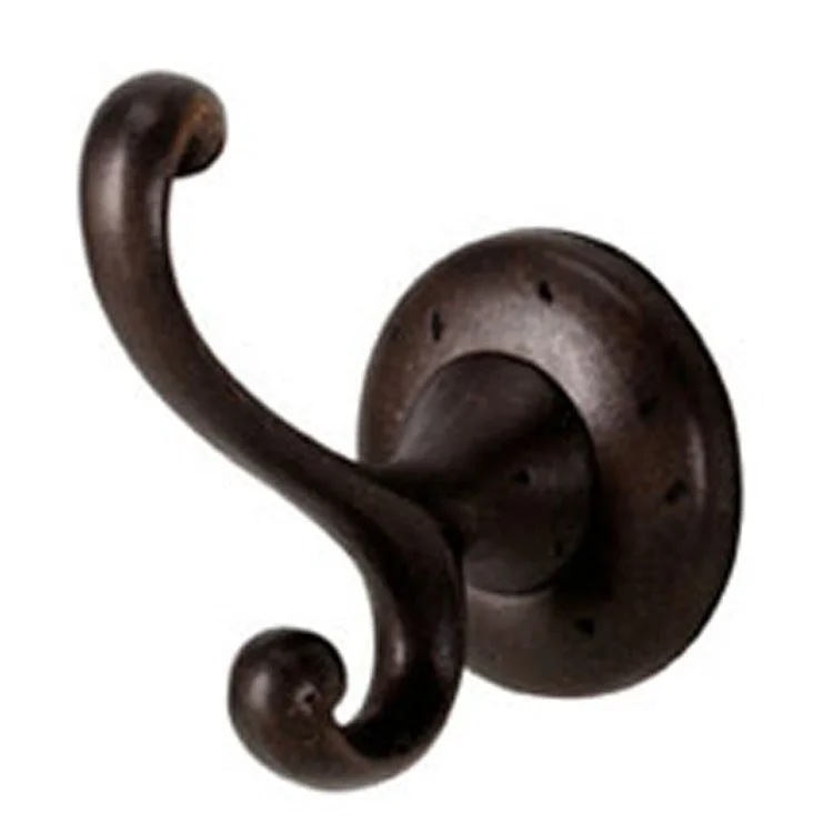 Robe Hook Sierra Bath Universal Dark Bronze 4-1/16 Inch 3-3/4 Inch Wall Mount Brass