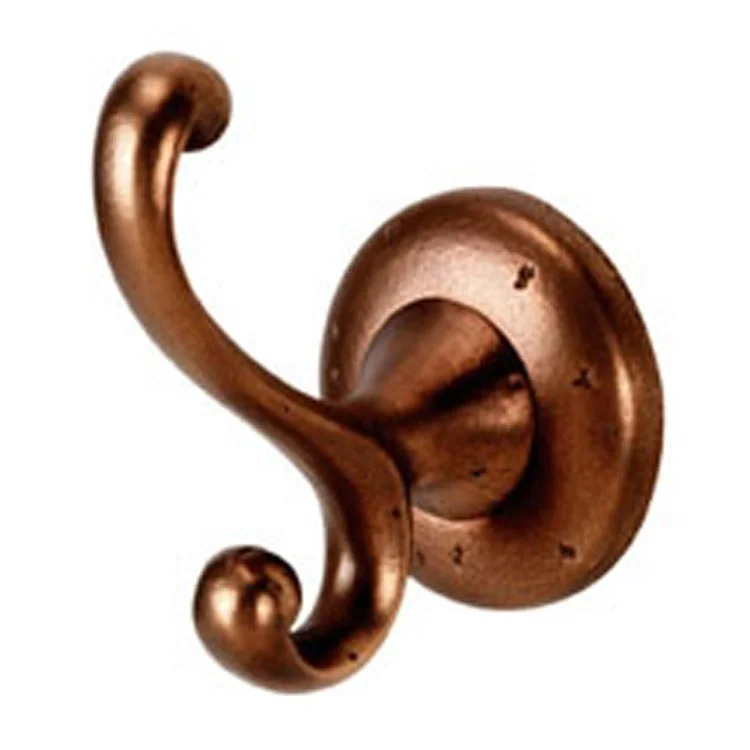 Robe Hook Sierra Bath Universal Rust Bronze 4-1/16 Inch 3-3/4 Inch Wall Mount Brass