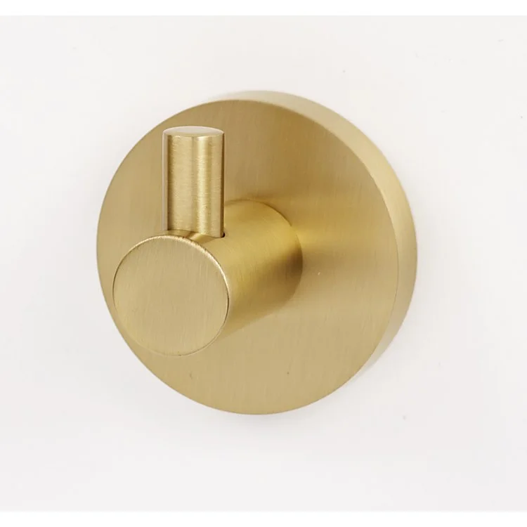 Robe Hook Contemporary I Bath Satin Brass 2 Inch 1-3/4 Inch Wall Mount Brass