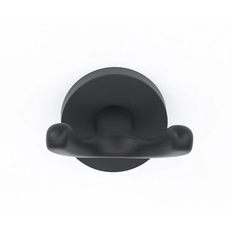 Robe Hook Contemporary I Bath Double Matte Black 2 Inch 2-1/2 Inch Wall Mount Brass