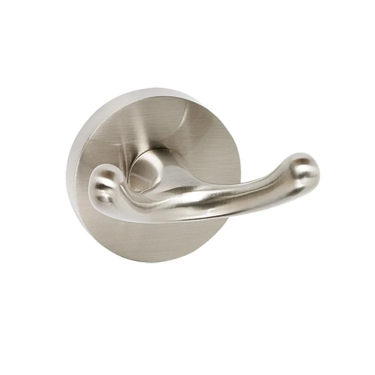 Robe Hook Contemporary I Bath Double Satin Nickel 2 Inch 2-1/2 Inch Wall Mount Brass