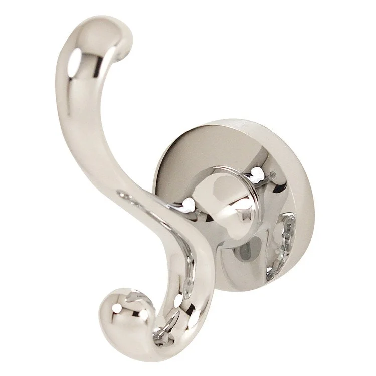 Robe Hook Contemporary I Bath Universal Unlacquered Brass 4 Inch 3-3/8 Inch Wall Mount Brass