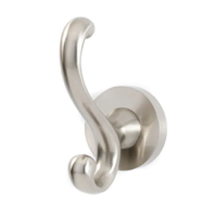 Robe Hook Contemporary I Bath Universal Satin Nickel 4 Inch 3-3/8 Inch Wall Mount Brass