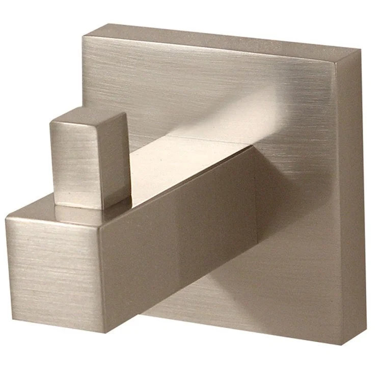 Robe Hook Contemporary ll Bath Satin Nickel 2 Inch 2-3/8 Inch Wall Mount Brass