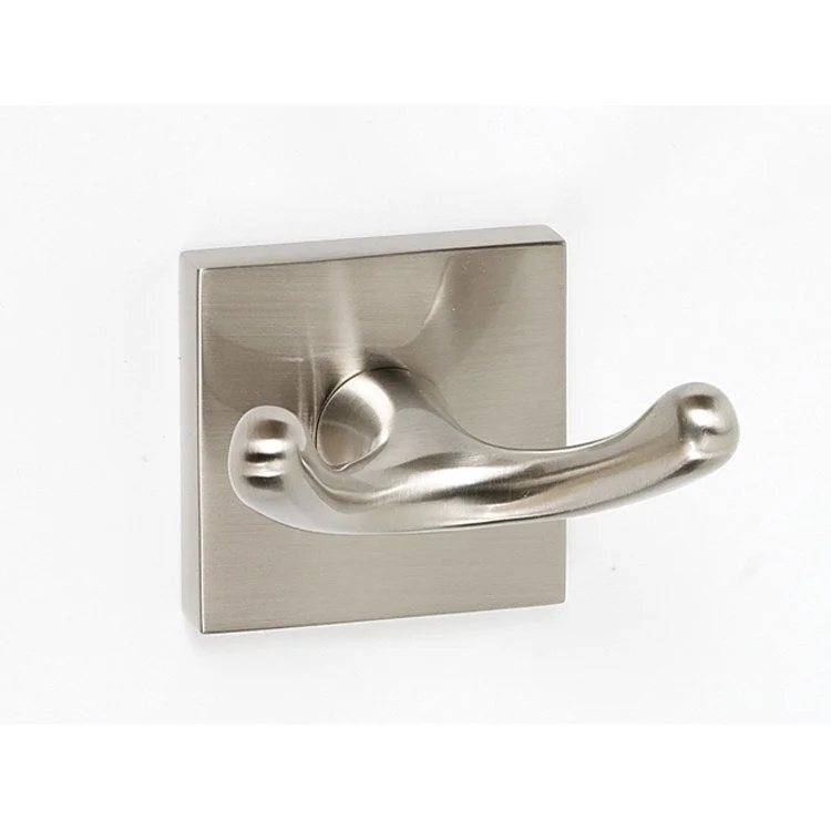 Robe Hook Contemporary ll Bath Double Satin Nickel 2 Inch 2-1/2 Inch Wall Mount Brass