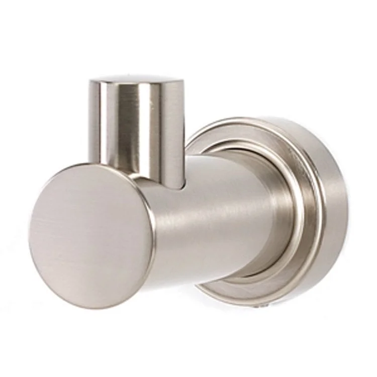 Robe Hook Infinity Bath Satin Nickel 1-1/2 Inch 2-3/8 Inch Wall Mount Brass